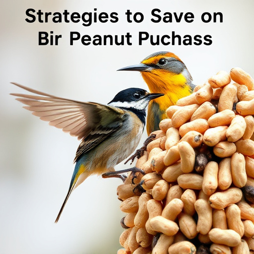 Discount sign above bird food shelf