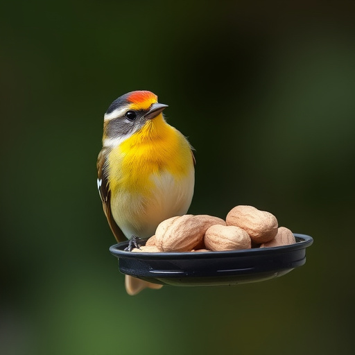 Discount sign above bird food shelf