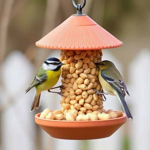 Discount sign above bird food shelf