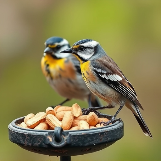 Discount sign above bird food shelf