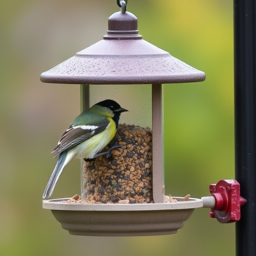 Durable feeder against wind and rain