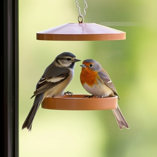 Easy-to-clean window bird feeder design