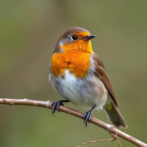 Fat balls hanging near robin perch