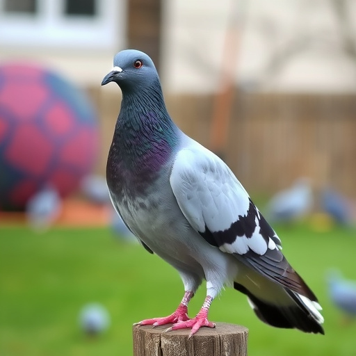 Feeder design deterring pigeons effectively