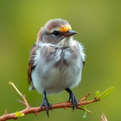 Feeding soft mealworms to fledgling