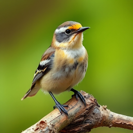 Feeding soft mealworms to fledgling