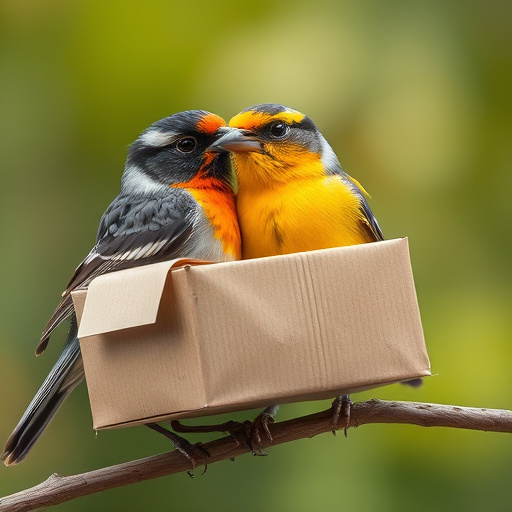 Free UK delivery banner on bird food