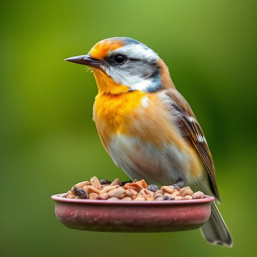 Free UK delivery banner on bird food