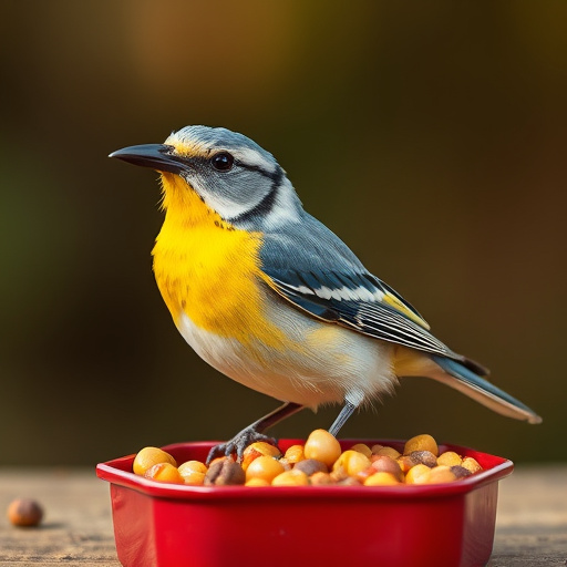 Free UK delivery banner on bird food