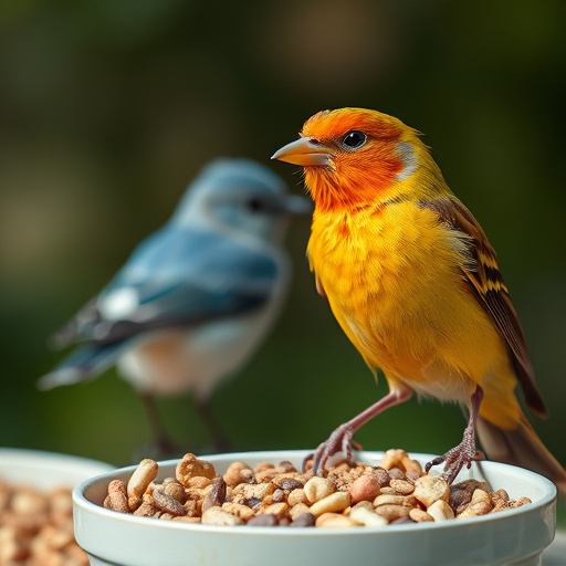Free UK delivery banner on bird food