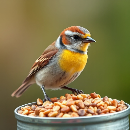 Free UK delivery banner on bird food