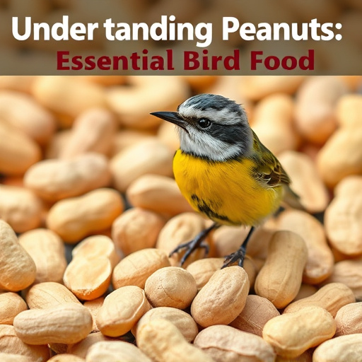 Fresh bird peanuts in rustic storage sack