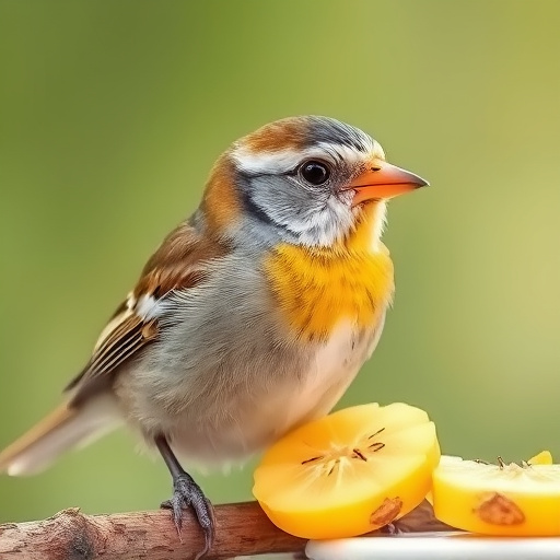 Garden bird table with sunflower seeds