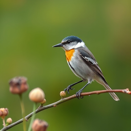 Garden birds eating mixed seed blend