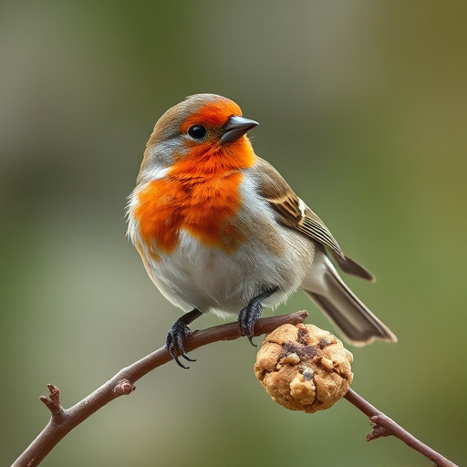 Garden birds feeding on sunflower seeds