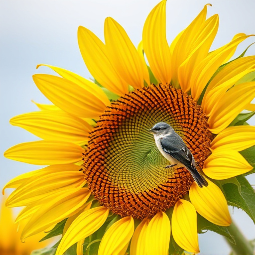 Garden feeder filled with sunflower hearts