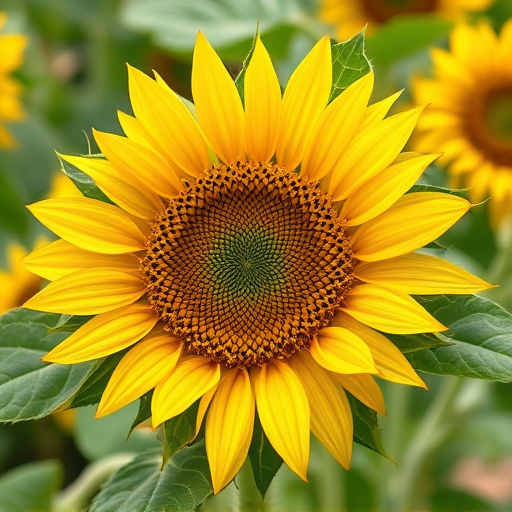 Garden feeder filled with sunflower hearts