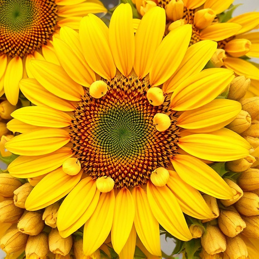 Garden feeder filled with sunflower hearts