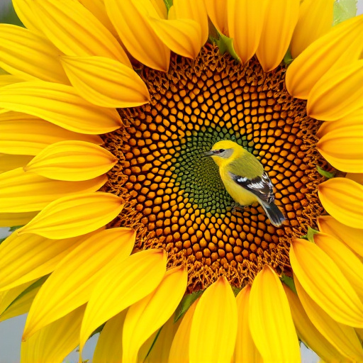 Garden feeder filled with sunflower hearts