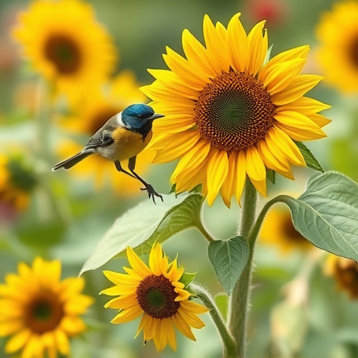 Garden feeder filled with sunflower hearts