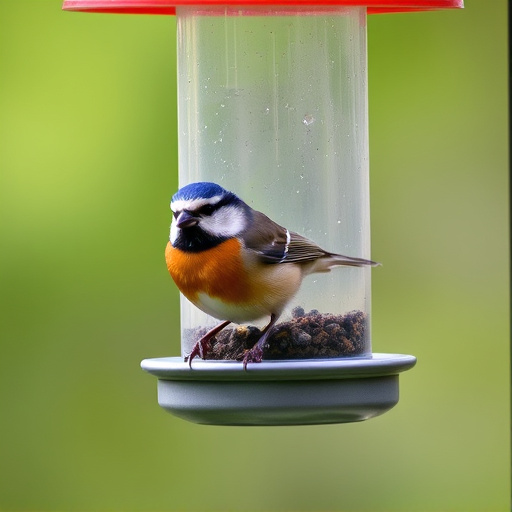 Garden feeder with no-waste seed design