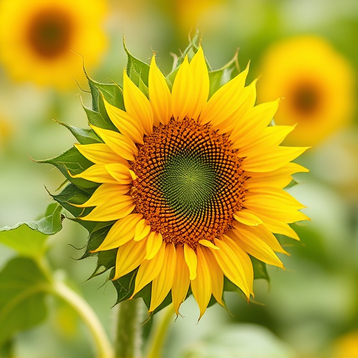 Garden feeding station filled with sunflower hearts