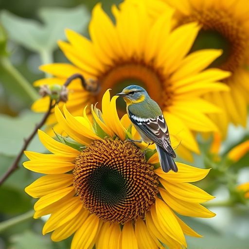 Garden feeding station filled with sunflower hearts