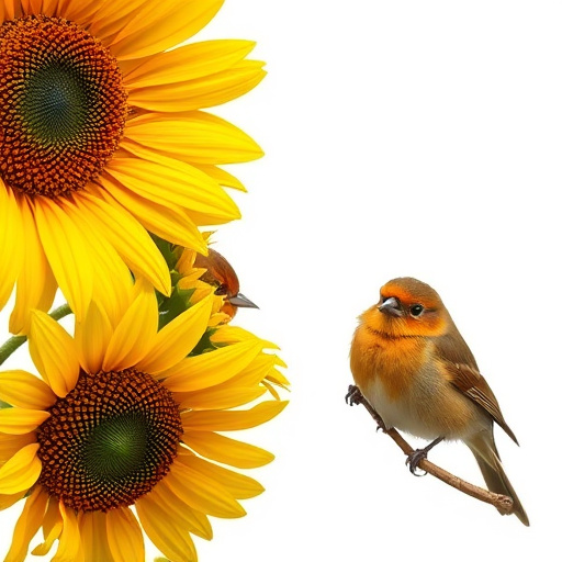 Garden feeding station filled with sunflower hearts