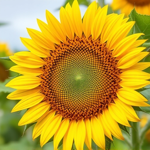 Garden feeding station filled with sunflower hearts