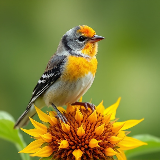 Garden feeding station filled with sunflower hearts