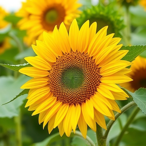 Garden feeding station filled with sunflower hearts