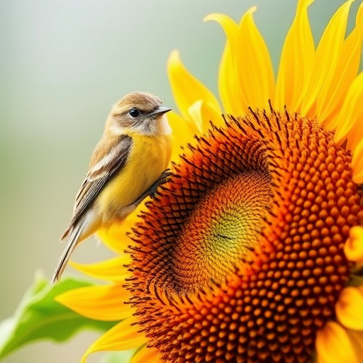 Goldfinch eating from hanging seed tube