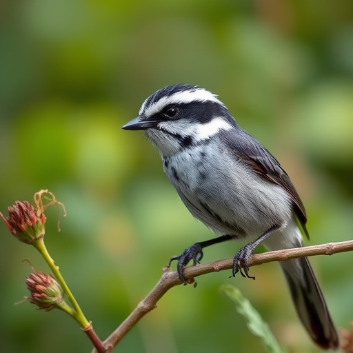 Great tit pecking at sunflower seeds