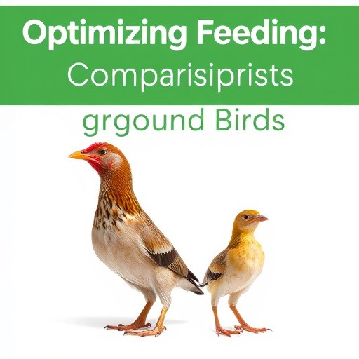 Optimizing Feeding: Comparisons for Ground Birds