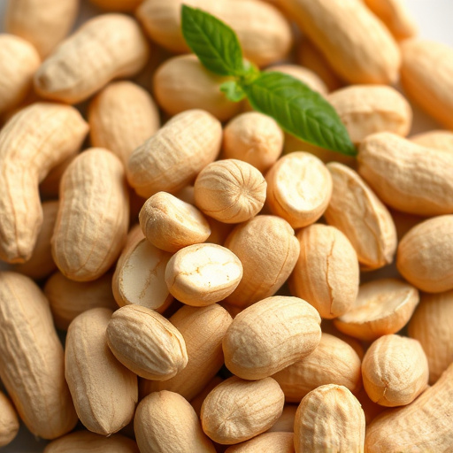 Hand holding handful of bird peanuts