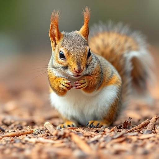 Hanging feeder with squirrel-resistant mechanism