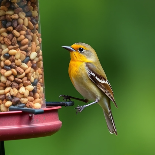 Hanging feeders attached to feeding station