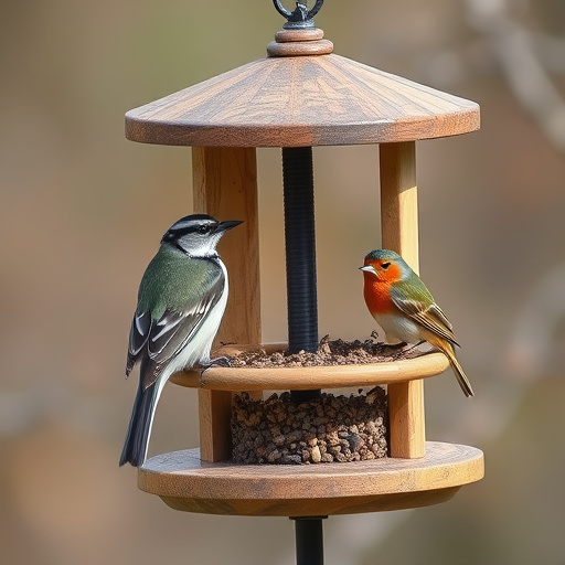 Hanging feeders attached to feeding station