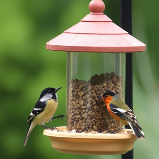 Heavy-duty feeder with locking mechanism