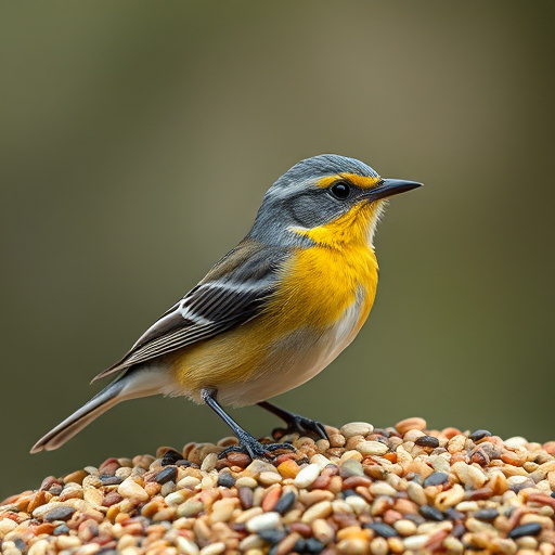 High-quality mixed seeds spilling from bag