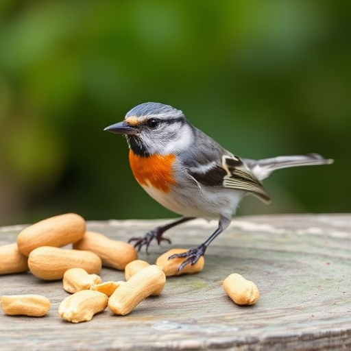 Large sack of peanuts with price tag