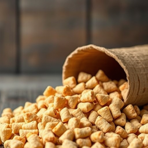 Large sacks of bird suet pellets