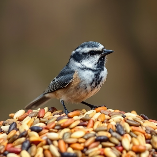 Large variety of seeds on display