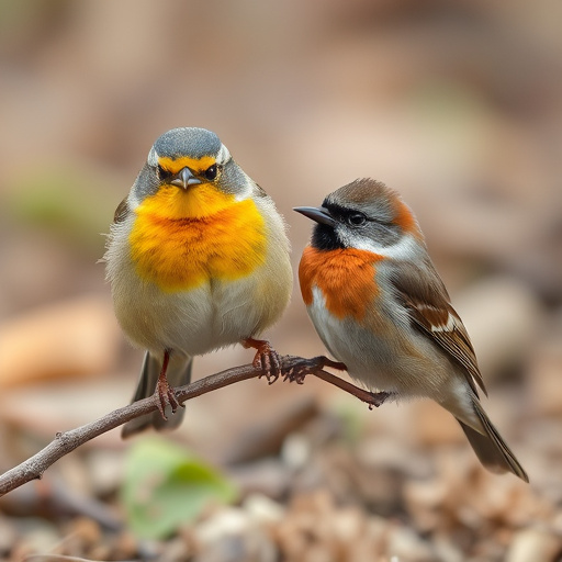 Low feeder tray with scattered seeds