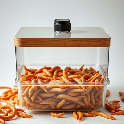Optimal Caged Mealworm Feeder Setup for Healthy Worms