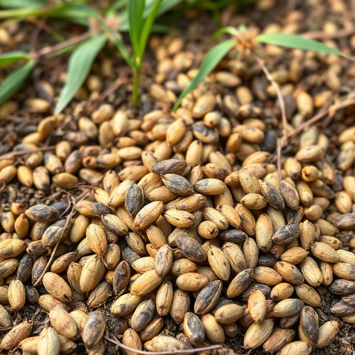 Mixed seed blend in clear plastic bag