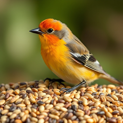 Mobile phone browsing bird seed deals