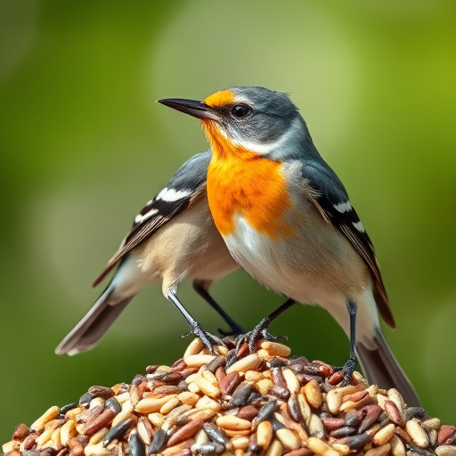 Mobile phone browsing bird seed deals