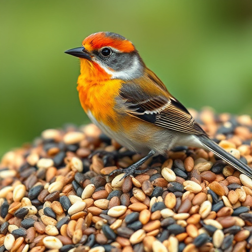 Mobile phone browsing bird seed deals