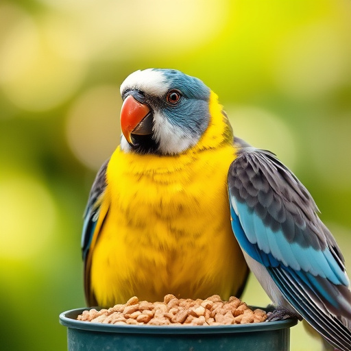 Monthly bird food subscription package